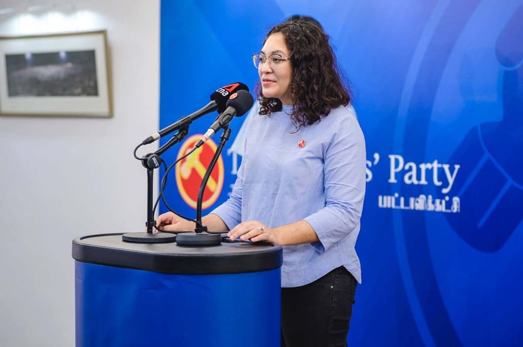 Former Workers’ Party member Raeesah Khan. Photo: Facebook