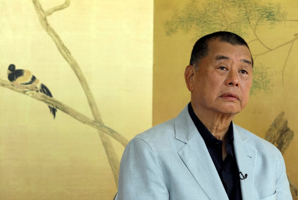 Businessman Jimmy Lai, who faces two conspiracy charges of collusion with foreign forces and one of conspiracy to print seditious publications. Photo: AP Businessman Jimmy Lai, who faces two conspiracy charges of collusion with foreign forces and one of conspiracy to print seditious publications. Photo: AP