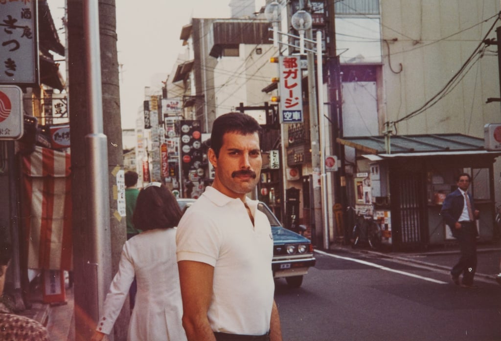 An undated Polaroid photo of the late Queen frontman Freddie Mercury in Japan. Photo: Sotheby’s