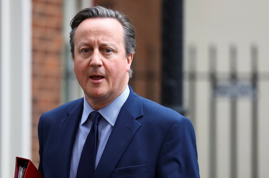 British Foreign Secretary David Cameron has attacked the city’s just-passed domestic national security legislation. Photo: Reuters British Foreign Secretary David Cameron has attacked the city’s just-passed domestic national security legislation. Photo: Reuters