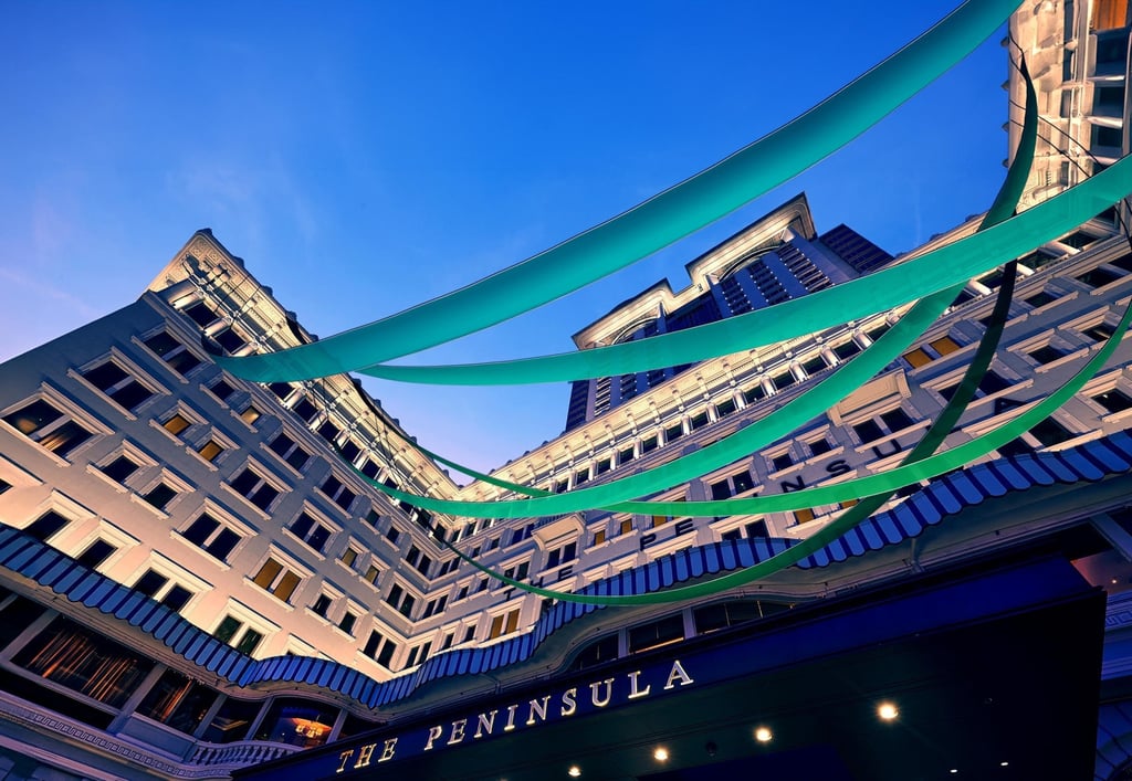 A rendering of Kingsley Ng’s Esmerelda installation on the facade of The Peninsula Hong Kong. Photo: Handout A rendering of Kingsley Ng’s Esmerelda installation on the facade of The Peninsula Hong Kong. Photo: Handout