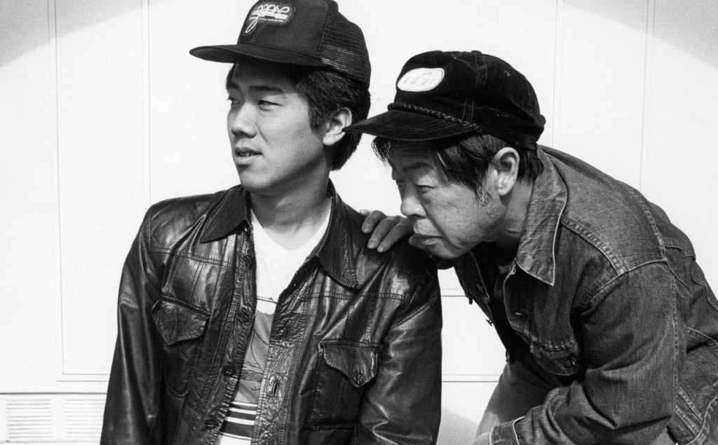 Marc Hayashi (left) and Wood Moy in a still from Chan Is Missing (1982). Marc Hayashi (left) and Wood Moy in a still from Chan Is Missing (1982).