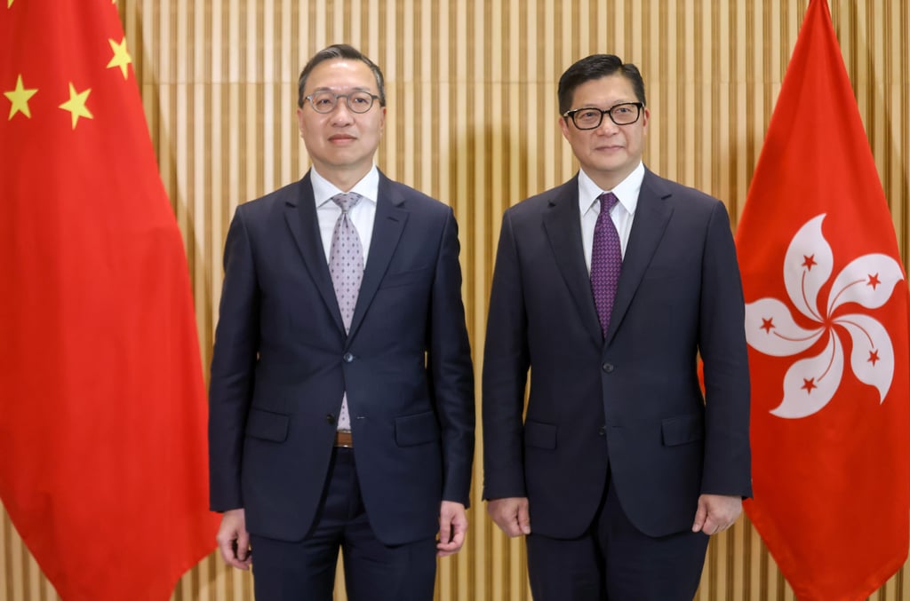 In an interview with the Post on Friday, justice minister Paul Lam and security chief Chris Tang once again sought to assuage the public’s concerns over the new law. Photo: Jonathan Wong In an interview with the Post on Friday, justice minister Paul Lam and security chief Chris Tang once again sought to assuage the public’s concerns over the new law. Photo: Jonathan Wong