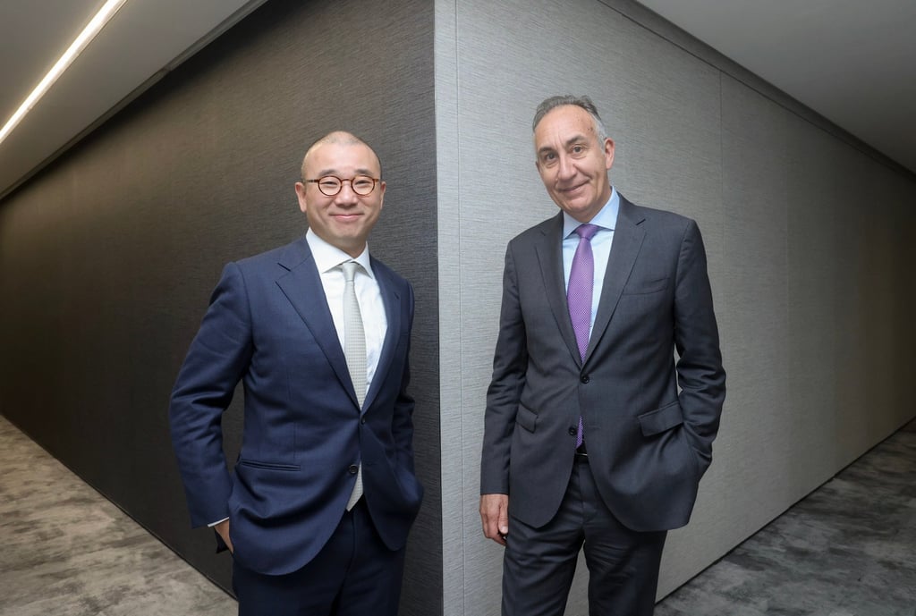 Asia-Pacific chief Bernie Wai and global head of family office advisory Alex Monnier at Citi Private Bank, at their office in Central. Photo: Jonathan Wong