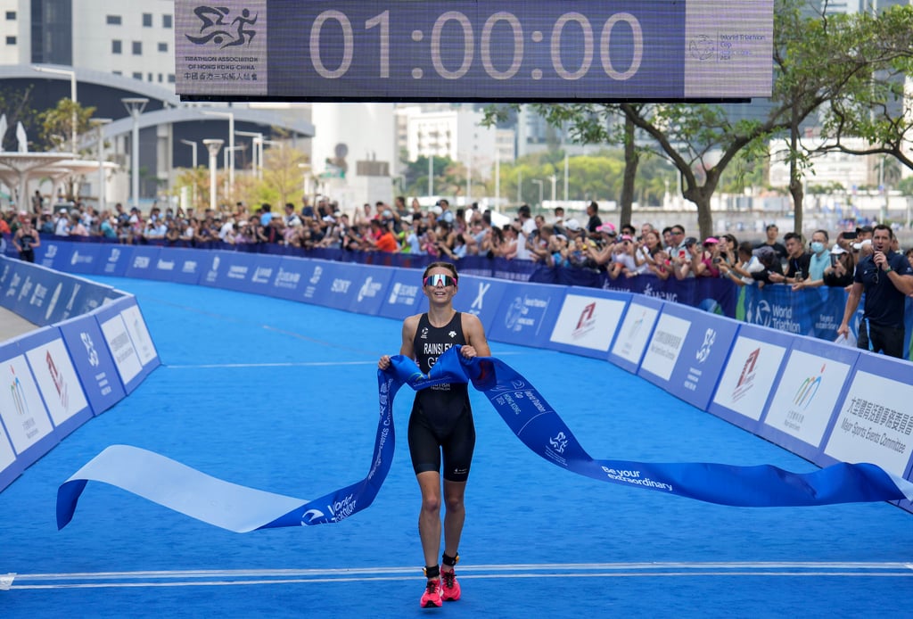 British athlete Rainsley won her first World Cup to consign an injury-ruined 2023 to history. Photo: Elson Li British athlete Rainsley won her first World Cup to consign an injury-ruined 2023 to history. Photo: Elson Li