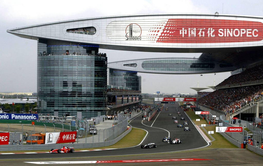 Zhou was taken to the first-ever Grand Prix in Shanghai, China in 2004, aged just five. Photo: AFP