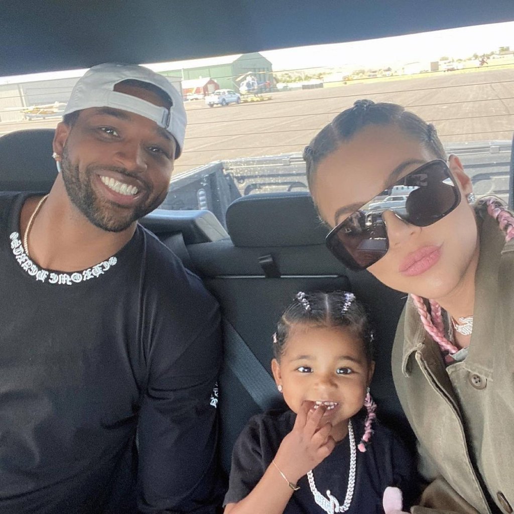 Khloé Kardashian (right) and Tristan Thompson with their daughter, True. Photo: @realtristan13/Instagram Khloé Kardashian (right) and Tristan Thompson with their daughter, True. Photo: @realtristan13/Instagram