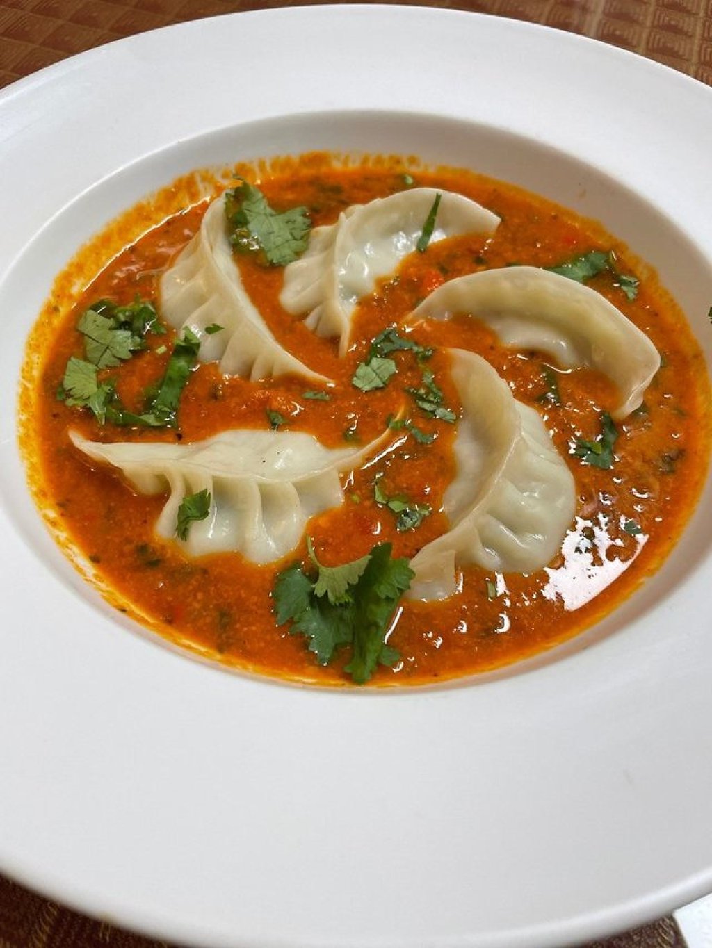 Nepalese momo dumplings in soup at Manakamana Nepali Restaurant in Hong Kong’s Jordan neighbourhood. Photo: Manakamana Nepali Restaurant Nepalese momo dumplings in soup at Manakamana Nepali Restaurant in Hong Kong’s Jordan neighbourhood. Photo: Manakamana Nepali Restaurant