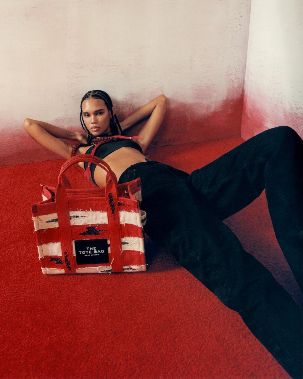 Model Jordan Daniels in a shoot for Marc Jacobs