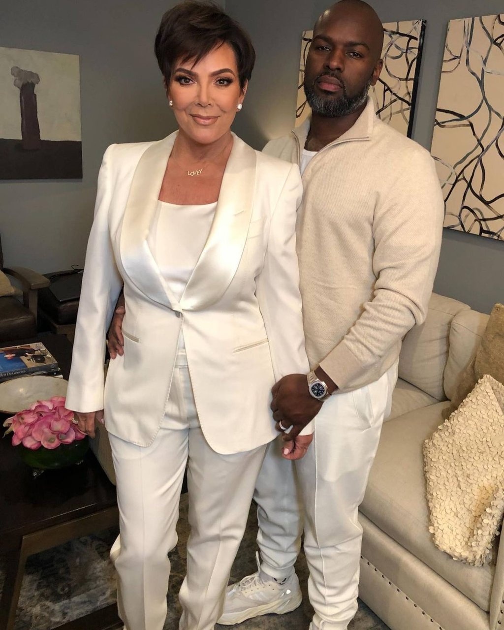 California power couple Corey Gamble and Kris Jenner. Photo: @coreygamble/Instagram California power couple Corey Gamble and Kris Jenner. Photo: @coreygamble/Instagram