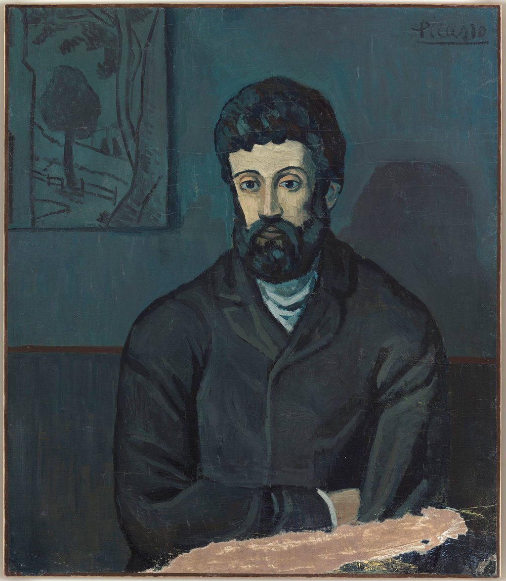 Pablo Picasso's Portrait of a Man. Photo: Musee National Picasso- Paris Pablo Picasso's Portrait of a Man. Photo: Musee National Picasso- Paris