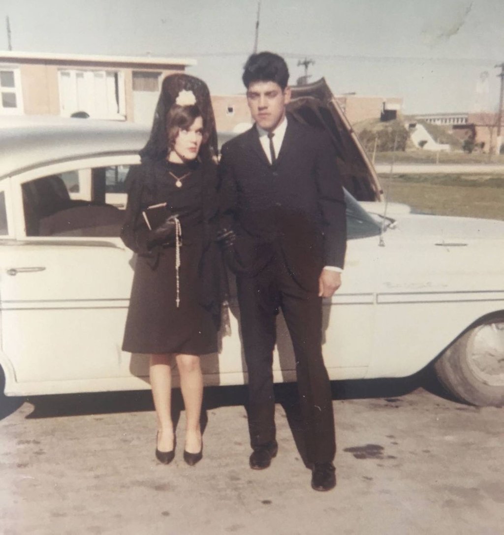 Always family-minded, in March 2021, Rachel Campos-Duffy posted this photo of her parents on their wedding day in 1967. Photo: @rcamposduffy/Instagram Always family-minded, in March 2021, Rachel Campos-Duffy posted this photo of her parents on their wedding day in 1967. Photo: @rcamposduffy/Instagram