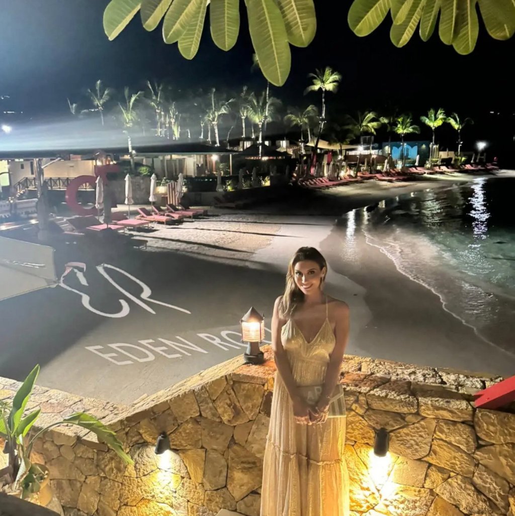 Alina Habba at the upscale Eden Rock resort in St Barts. Photo: @siggy.flicker/Instagram