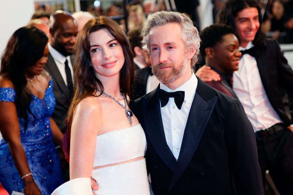 Adam Shulman and Anne Hathaway at the Cannes Film Festival in May 2022. Photo: Getty Images Adam Shulman and Anne Hathaway at the Cannes Film Festival in May 2022. Photo: Getty Images