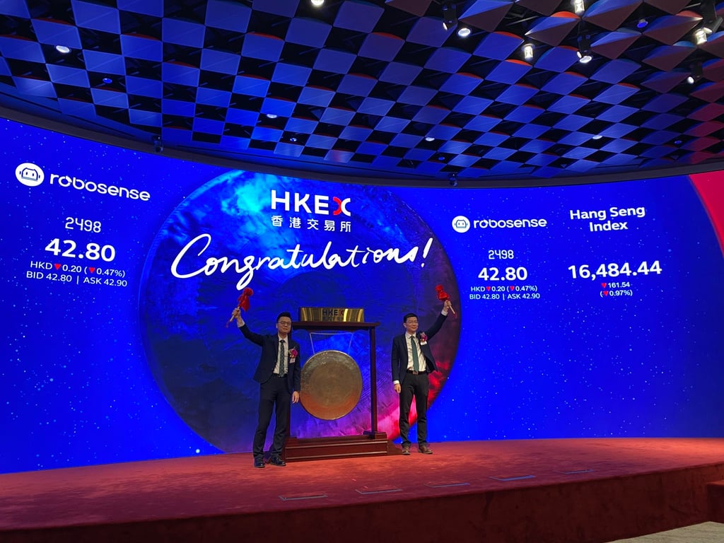 The US$135.7 million IPO in January by RoboSense is the largest in Hong Kong so far this year. Photo: Handout