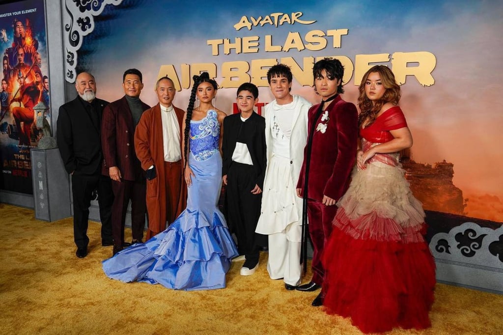 Young actor Dallas Liu with his co-stars in Avatar: The Last Airbender. Photo: @dallas_liu/Instagram Young actor Dallas Liu with his co-stars in Avatar: The Last Airbender. Photo: @dallas_liu/Instagram