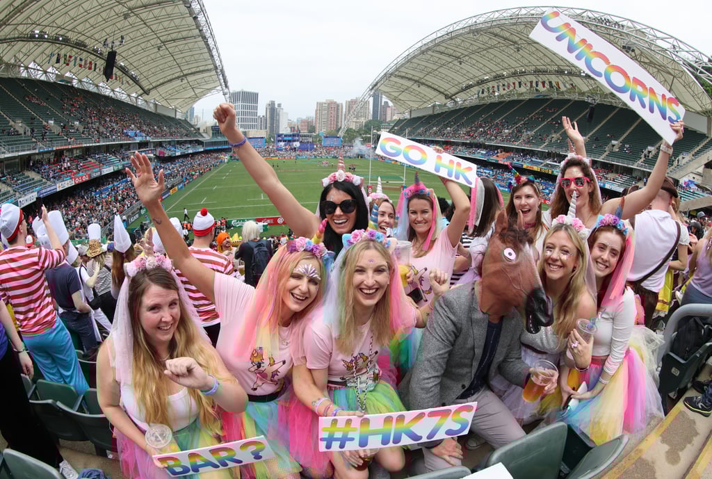 Fans get into the spirit at 2023’s Hong Kong Sevens, but there will be more of them this year. Photo: Yik Yeung-man Fans get into the spirit at 2023’s Hong Kong Sevens, but there will be more of them this year. Photo: Yik Yeung-man