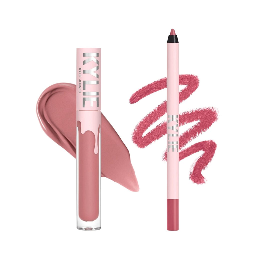 Kylie Jenner lip kits include a liquid lipstick and pencil lip liner. Photo: Handout