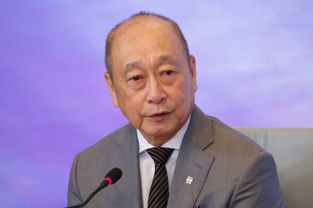 Wee Ee Cheong, CEO of United Overseas Bank Ltd. (UOB) and father to Grace Wee Jingsi, speaks during a news conference in Singapore in February. Photo: Bloomberg