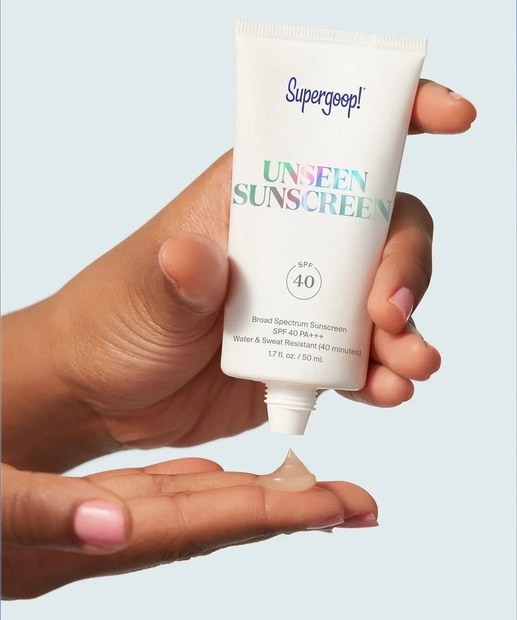 Supergoop! Unseen sunscreen promises a natural finish thanks to its oil-free formula. Photo: Handout
