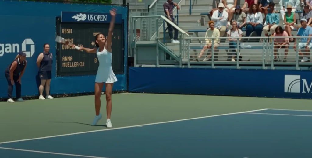 Zendaya in Challengers. Photo: MGM/YouTube Zendaya in Challengers. Photo: MGM/YouTube