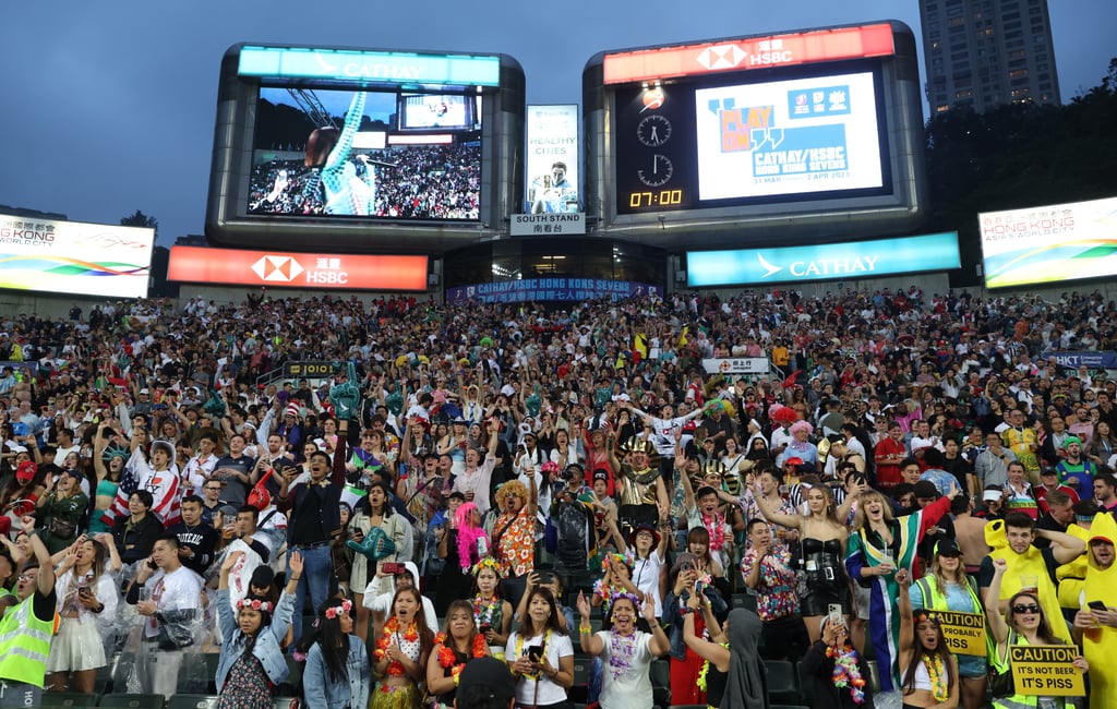 The 2024 Cathay/HSBC Hong Kong Sevens is close to selling out for all three days. Photo: Yik Yeung-man