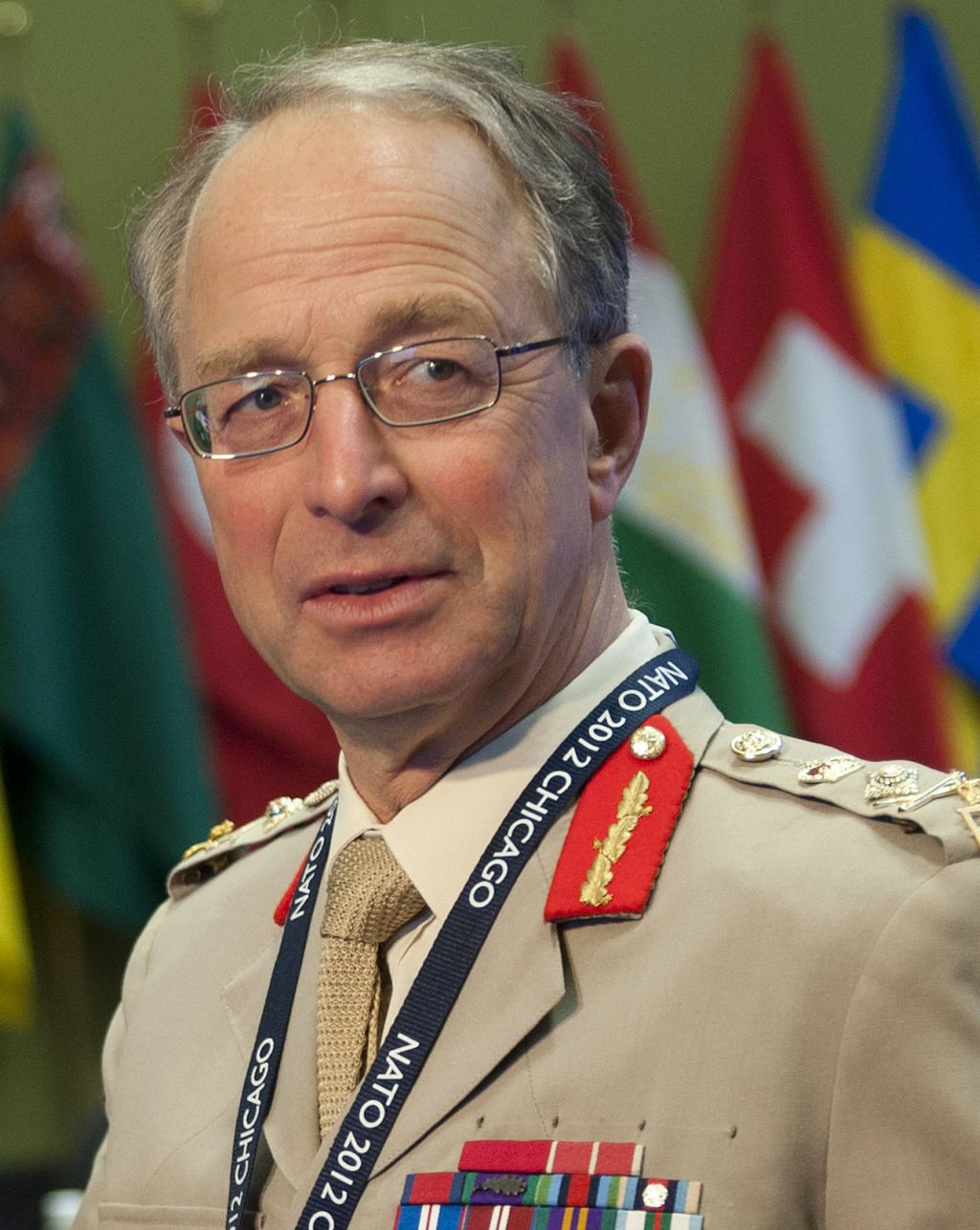 General Richards in uniform at a Nato summit in Chicago in 2012, when he was chief of the British defence staff. Photo: Handout General Richards in uniform at a Nato summit in Chicago in 2012, when he was chief of the British defence staff. Photo: Handout