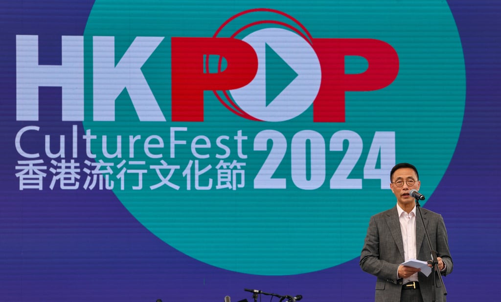 Culture minister Kevin Yeung attends a promotional event for the festival. Photo: Dickson Lee Culture minister Kevin Yeung attends a promotional event for the festival. Photo: Dickson Lee