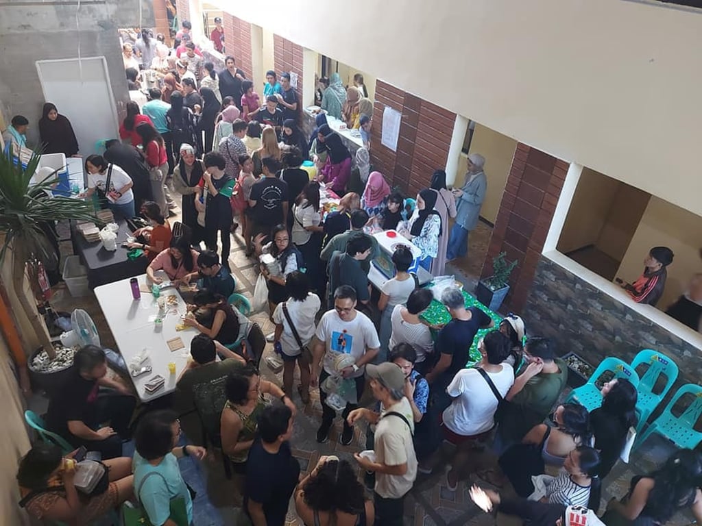 People flock to the Little Gaza event in Quezon City on March 31. The event attracted some 800 people in total. Photo: A Taste of Gaza/Handout People flock to the Little Gaza event in Quezon City on March 31. The event attracted some 800 people in total. Photo: A Taste of Gaza/Handout