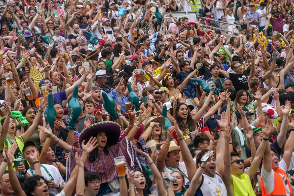 Fans pack the stands on the final day of the tournament. Photo: Elson Li