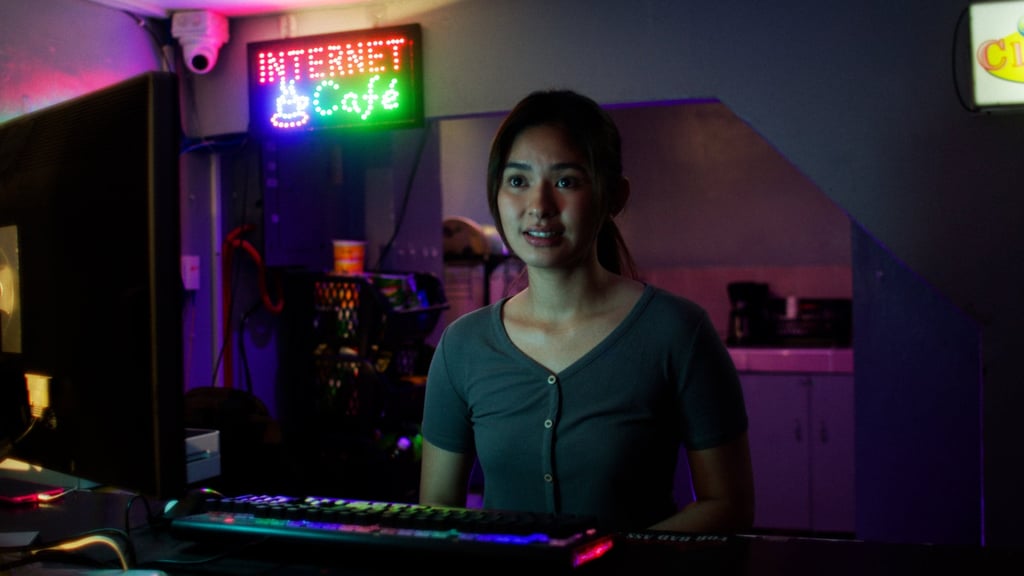 Loisa Andalio as Hazel in a still from Friendly Fire.
