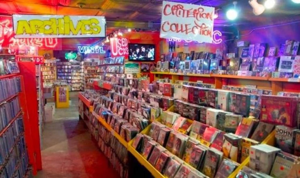 Inside a Kim’s Video and Music shop, from the documentary Kim’s Video. Photo: courtesy of Drafthouse Films Inside a Kim’s Video and Music shop, from the documentary Kim’s Video. Photo: courtesy of Drafthouse Films