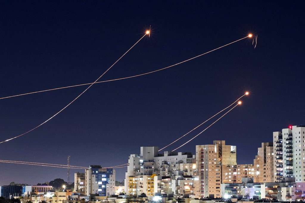 Israel’s Iron Dome anti-missile system intercepts rockets launched from the Gaza Strip. File photo: Reuters Israel’s Iron Dome anti-missile system intercepts rockets launched from the Gaza Strip. File photo: Reuters
