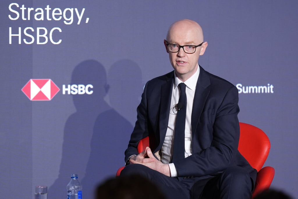 ‘I can’t think of any financial centres better placed for this than Hong Kong.’ John O’Neill, global head of digital assets strategy at HSBC, says at a conference in Hong Kong on April 9, 2024. Photo: Handout