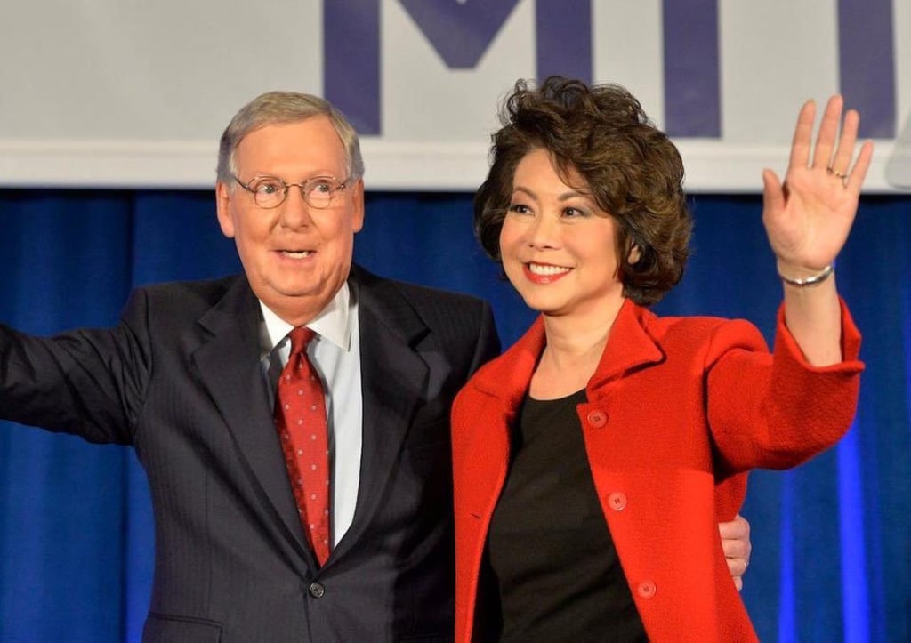Elaine Chao and her family were consistent in their support of Mitch McConnell’s career. Photo: @liz_churchill10/X Elaine Chao and her family were consistent in their support of Mitch McConnell’s career. Photo: @liz_churchill10/X