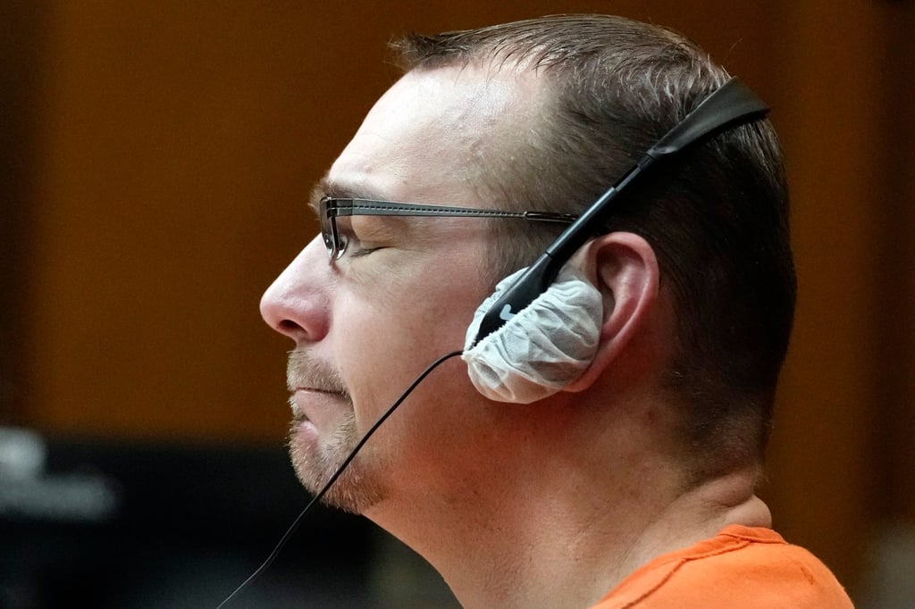 James Crumbley listens to a victim impact statement during his sentencing. Photo: AP James Crumbley listens to a victim impact statement during his sentencing. Photo: AP