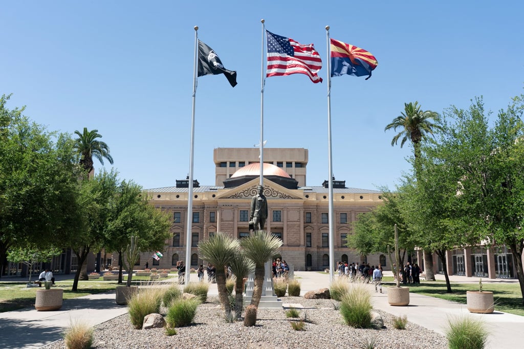 The Arizona State Capitol is seen in Phoenix on Tuesday. Photo: Reuters The Arizona State Capitol is seen in Phoenix on Tuesday. Photo: Reuters