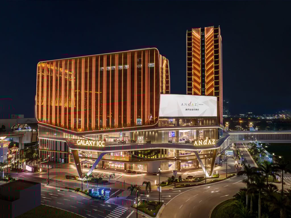 The sleek modern lines of Andaz Macau hotel The sleek modern lines of Andaz Macau hotel