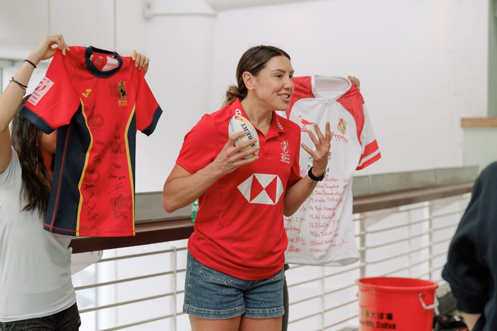 Gustaitis at this year’s Hong Kong Sevens, where she was inspired by what she saw on the pitch. Photo: Sun Yeung Gustaitis at this year’s Hong Kong Sevens, where she was inspired by what she saw on the pitch. Photo: Sun Yeung