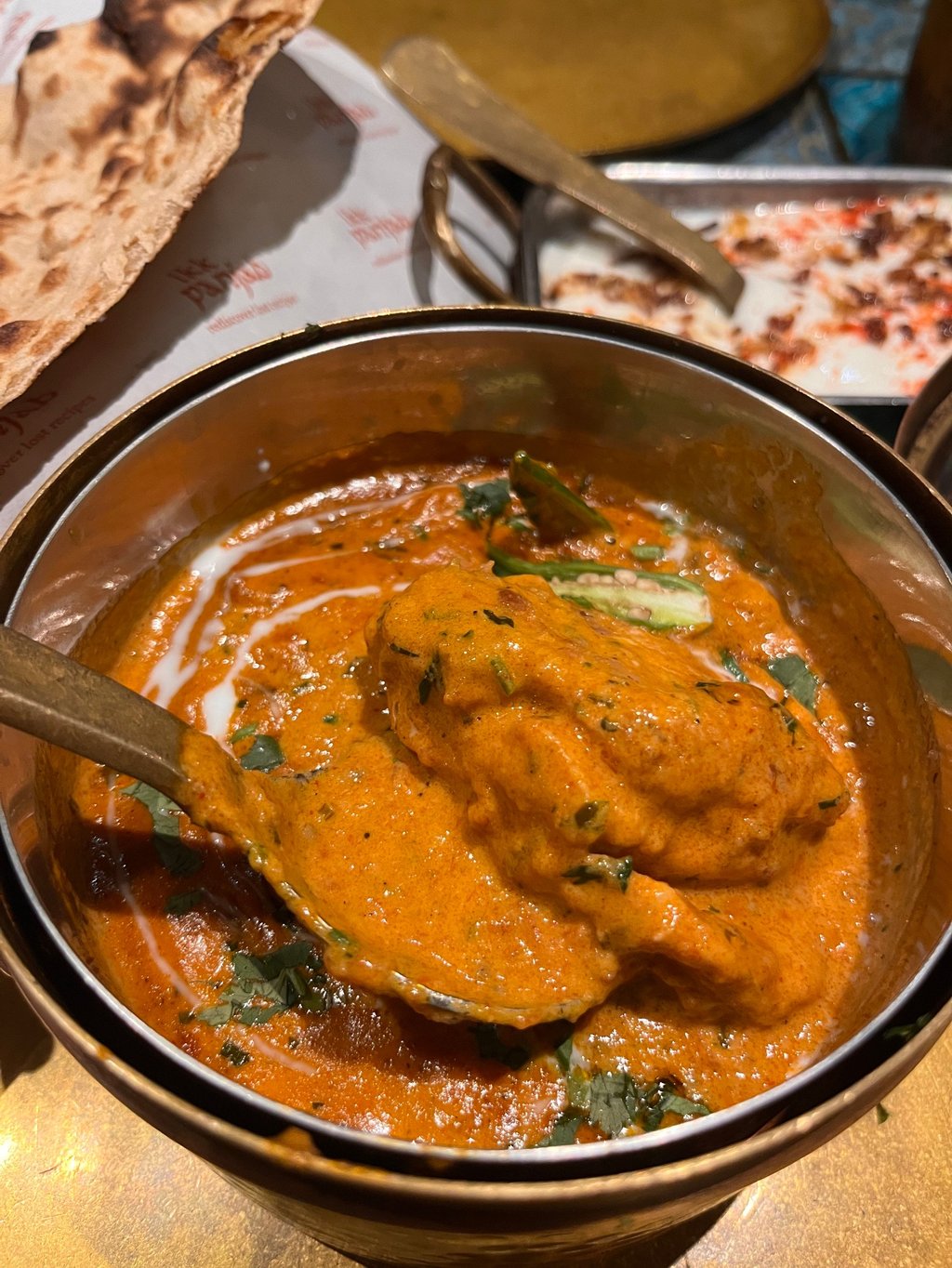 Butter chicken at Ikk Panjab, a Delhi restaurant that showcases the food of Punjab before it was split between India and Pakistan in 1947. Photo: Siddharth Khandelwal Butter chicken at Ikk Panjab, a Delhi restaurant that showcases the food of Punjab before it was split between India and Pakistan in 1947. Photo: Siddharth Khandelwal