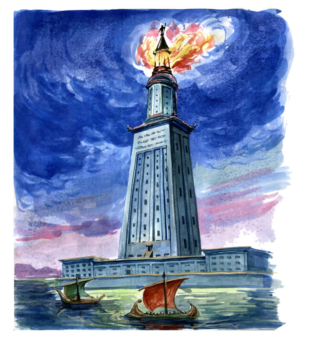 The Lighthouse of Alexandria was built by the Ptolemaic Kingdom of Ancient Egypt. Photo: Shutterstock The Lighthouse of Alexandria was built by the Ptolemaic Kingdom of Ancient Egypt. Photo: Shutterstock