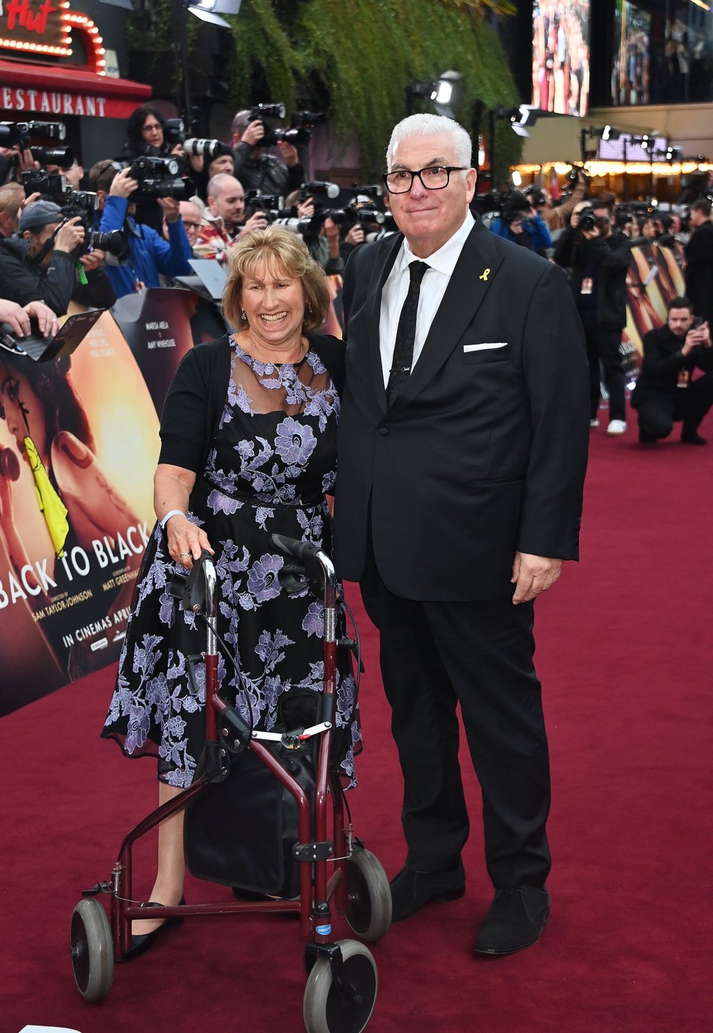 Janis Winehouse and Mitch Winehouse attend the world premiere of Back to Black at Odeon Luxe Leicester Square on April 8, in London, England. Photo: WireImage Janis Winehouse and Mitch Winehouse attend the world premiere of Back to Black at Odeon Luxe Leicester Square on April 8, in London, England. Photo: WireImage