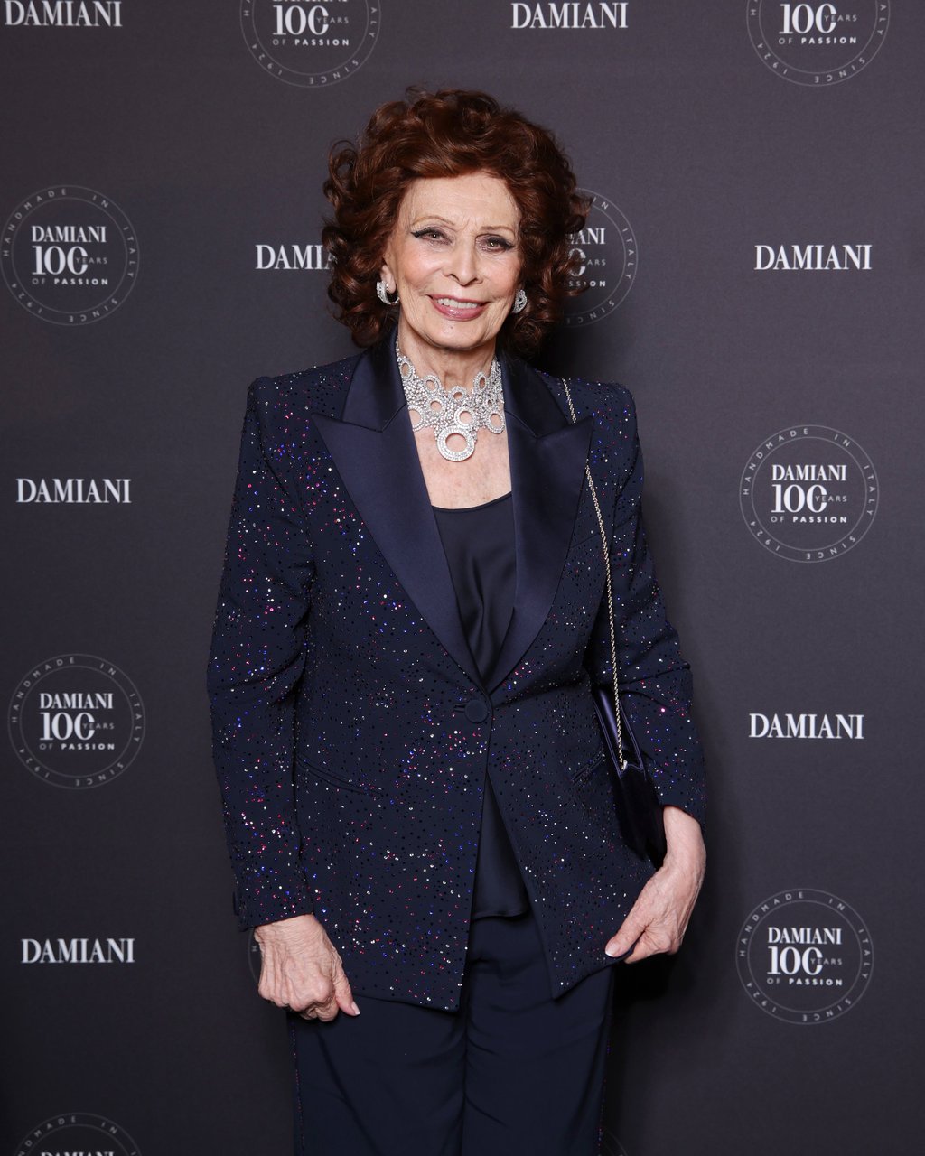 Screen legend Sophia Loren was also at the Damiani Centenary gala dinner on March 14. Photo: Getty Images
