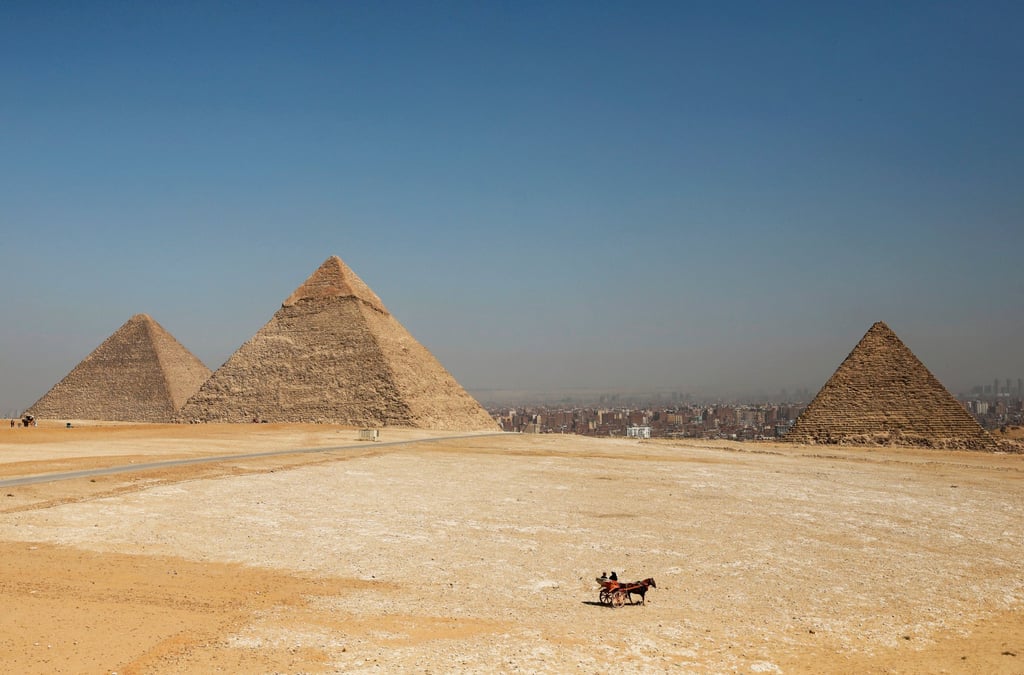 The Great Pyramid of Giza is the largest Egyptian pyramid and served as the tomb of the pharaoh Khufu. Photo: Reuters The Great Pyramid of Giza is the largest Egyptian pyramid and served as the tomb of the pharaoh Khufu. Photo: Reuters
