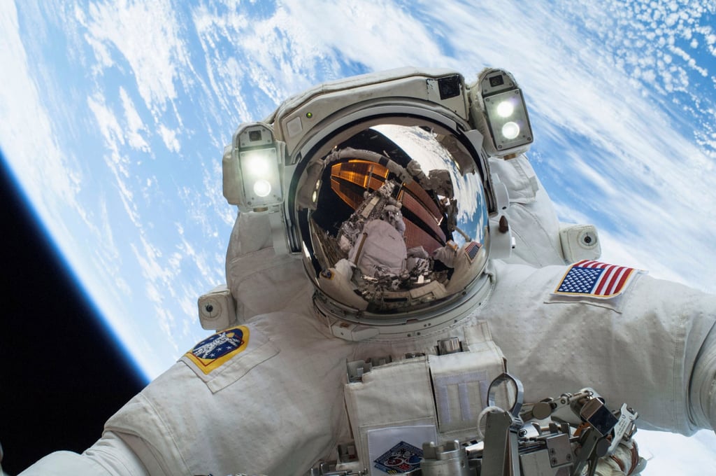 An astronaut goes out a spacewalk on December 24, 2013. The Outer Space Treaty of 1967 says “the exploration and use of outer space, including the moon and other celestial bodies, shall be carried out for the benefit and in the interests of all countries, irrespective of their degree of economic or scientific development, and shall be the province of all mankind”. Photo: Reuters