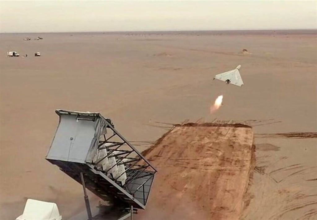 A drone being launched from an undisclosed area in Iran. Photo: Tasnim News Agancy via dpa A drone being launched from an undisclosed area in Iran. Photo: Tasnim News Agancy via dpa