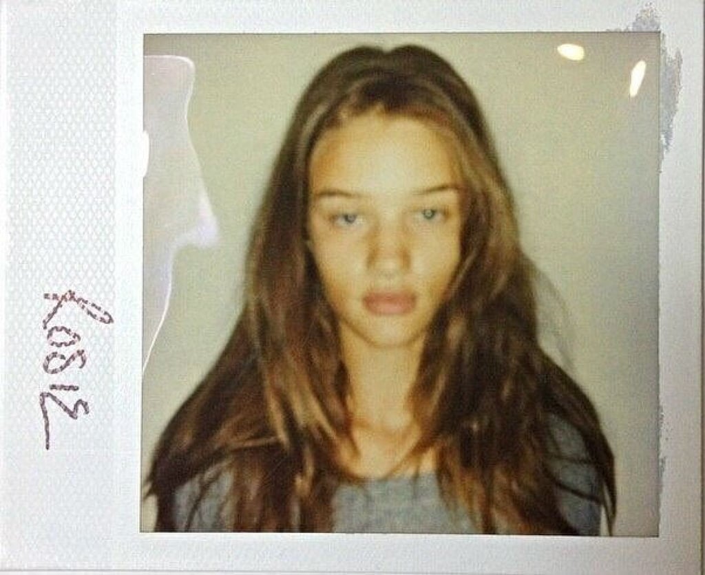 A Polaroid photograph of Rosie Huntington-Whiteley from when she was younger. Photo: @babydollzari/X A Polaroid photograph of Rosie Huntington-Whiteley from when she was younger. Photo: @babydollzari/X