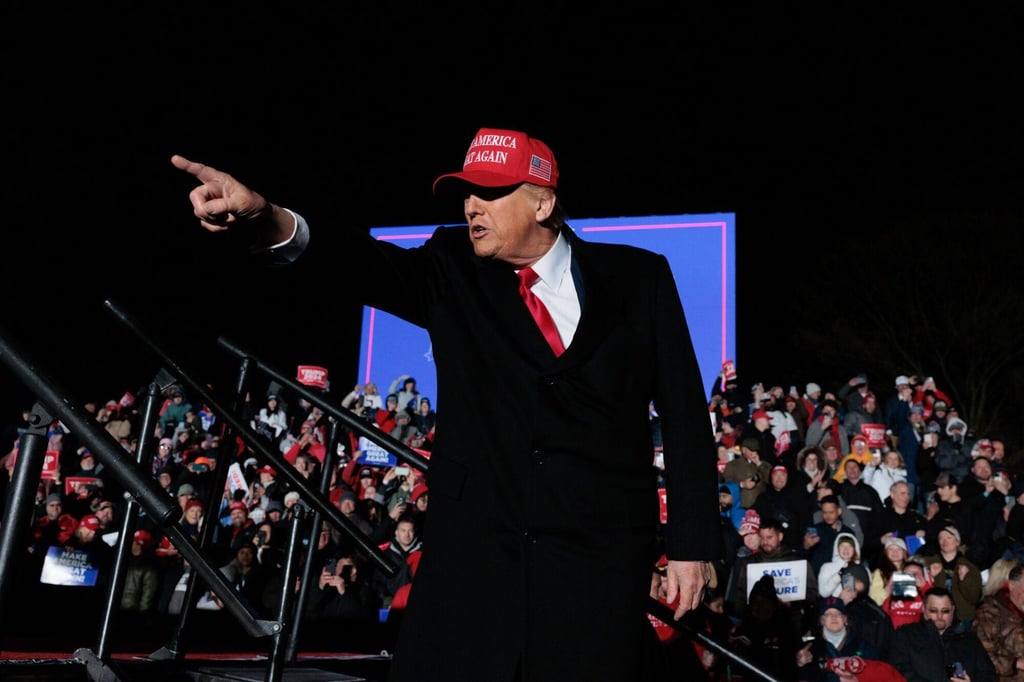 Former US President Donald Trump, who is running again this year, was indicted for alleged efforts to overturn election results in 2020. Photographer: Hannah Beier/Bloomberg Former US President Donald Trump, who is running again this year, was indicted for alleged efforts to overturn election results in 2020. Photographer: Hannah Beier/Bloomberg
