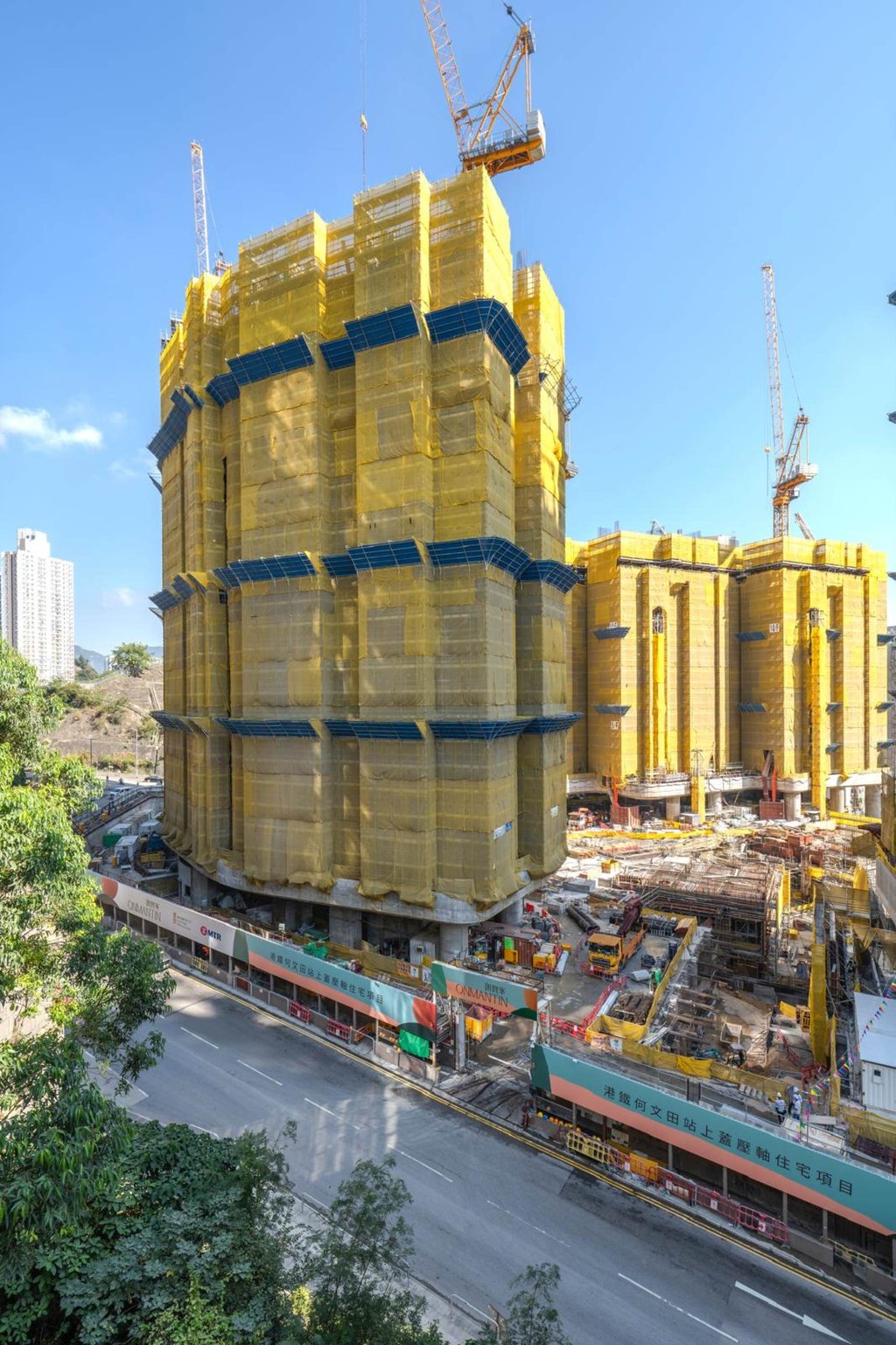 The Onmantin project sits atop the Ho Man Tin train station in Kowloon. Photo: Handout