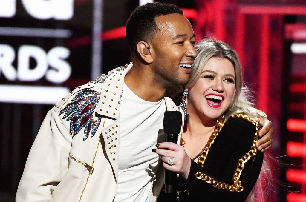 John Legend and Kelly Clarkson; Clarkson won the first season of American Idol and went on to release hits such as “Breakaway”. Photo: AP